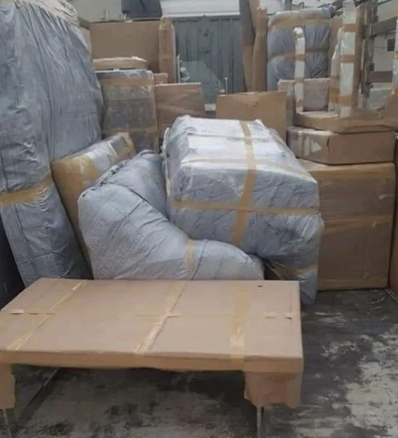 Careful packing for household goods